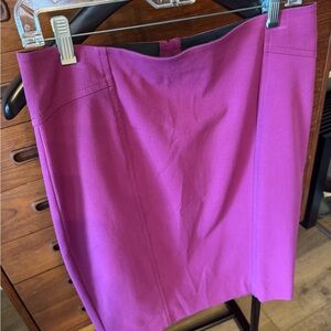Ann Taylor Fuchsia Pencil Skirt